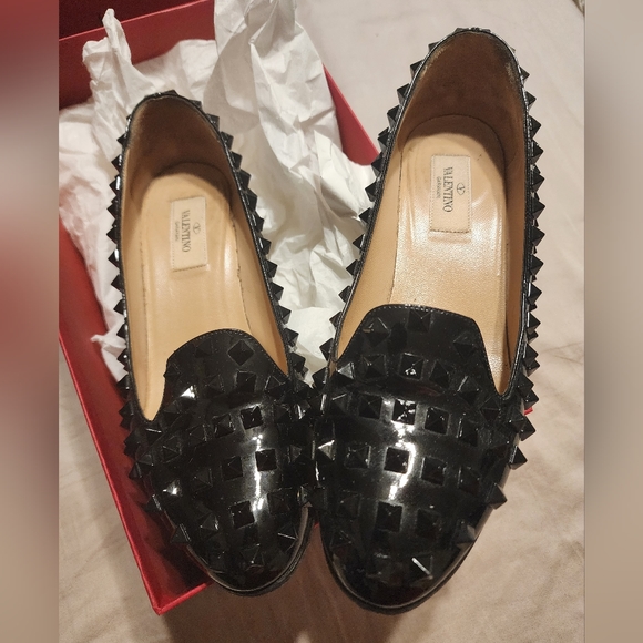 Valentino garavani rockstud loafer size 37.5 - Picture 5 of 7